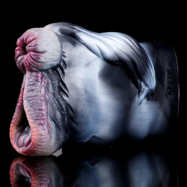 playfulsextoy Silicone‑Zebra Fake‑Pussy Male Masturbators