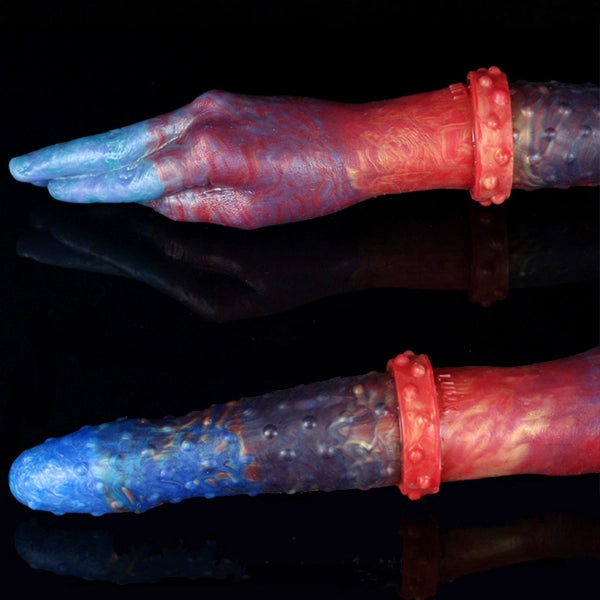 Dual-Ended Special-shaped Hand Dildo Anal Plug