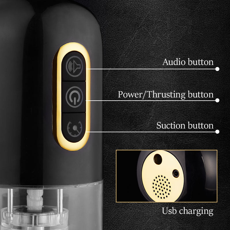 playfulsextoy 3‑in‑1 Sucking & Rotating Male Masturbators