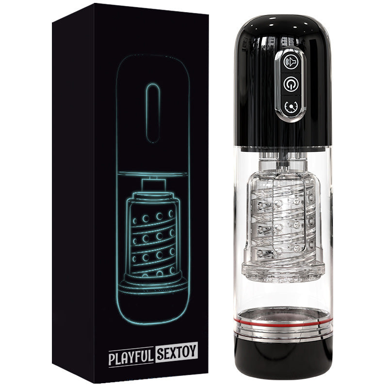 playfulsextoy 3‑in‑1 Sucking & Rotating Male Masturbators