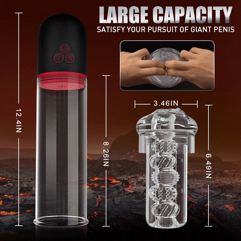 playfulsextoy Suction‑Penis Pump Male Masturbators