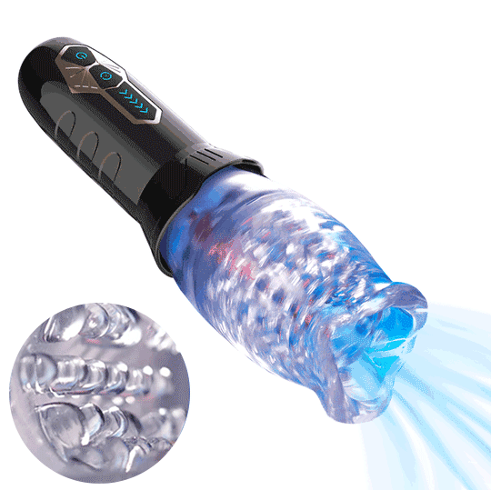 Copa de avión vibratoria de cristal transparente giratoria