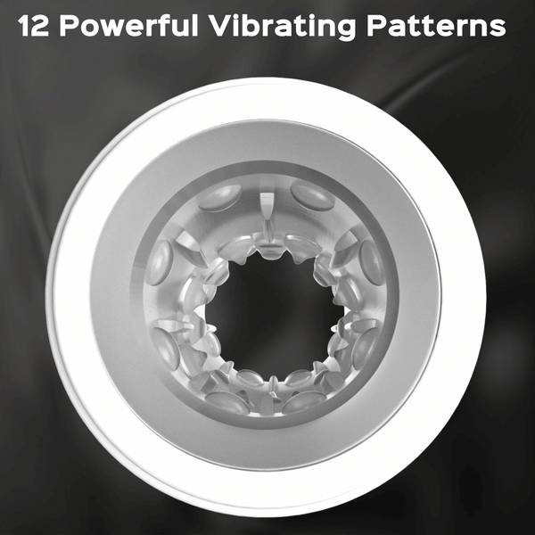 Estimulador de pene con vibración abierta