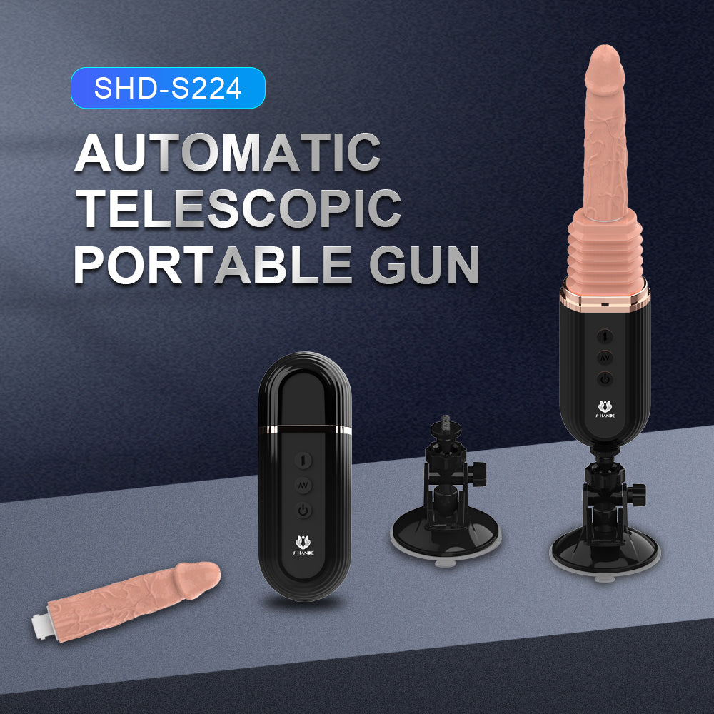 Cuth - Pistola de masaje para el punto G, juguete sexual femenino, consolador de empuje