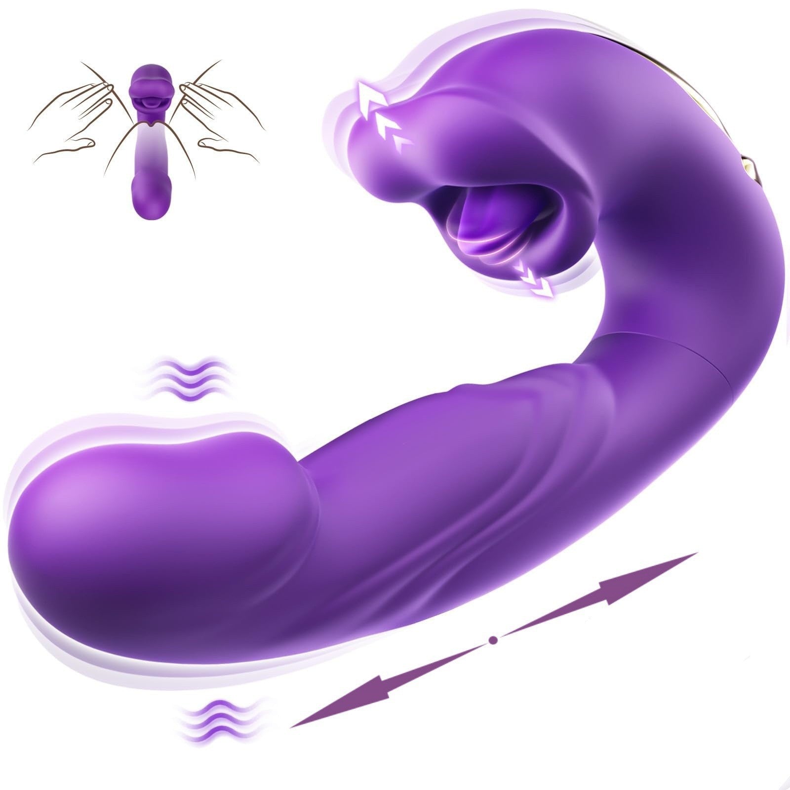 💥2026 NEW G-SPOT VIBRATOR 💞 7 Vibration & 5 Licking Modes + Free Mystery Gift | 30-Day Fast Refund