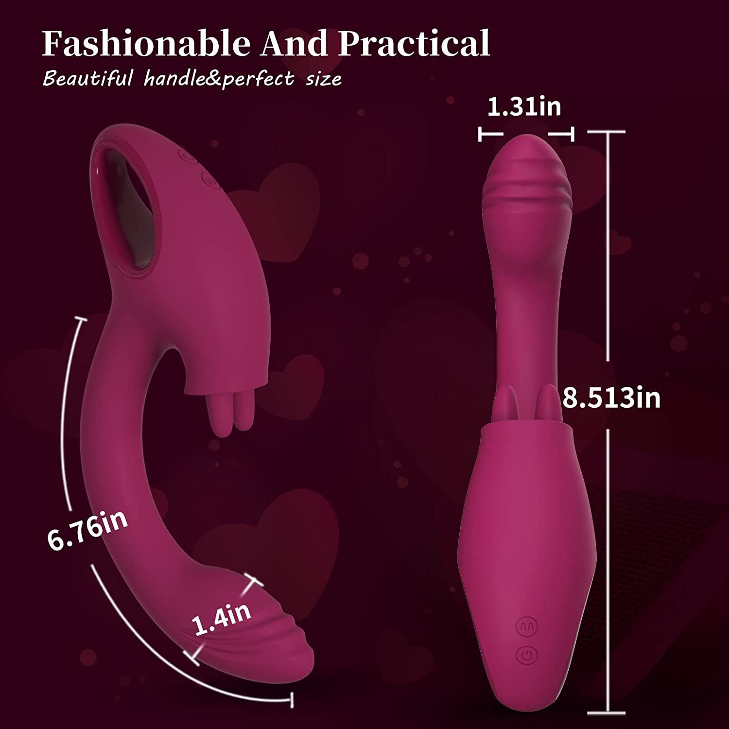 Sadie - G Spot Vibrator with Tongue Clit Licker
