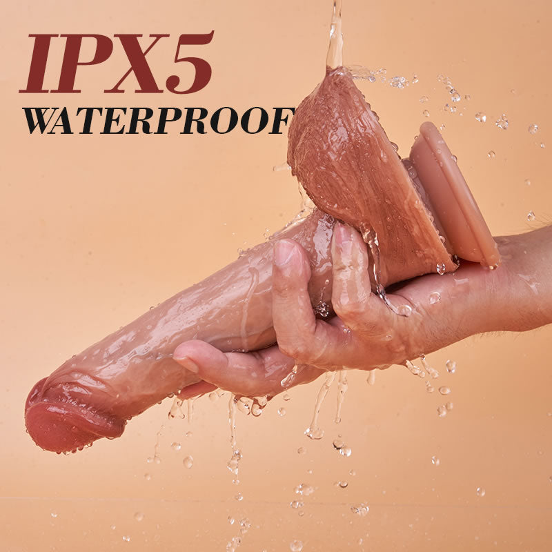 Frank - Thrusting Vibrating Heating Lifelike Dildo