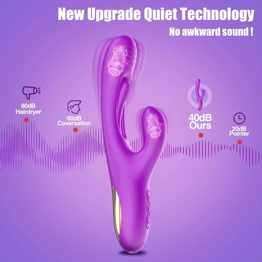 G-Spot Flapping Clit Stimulate Rabbit Vibrator