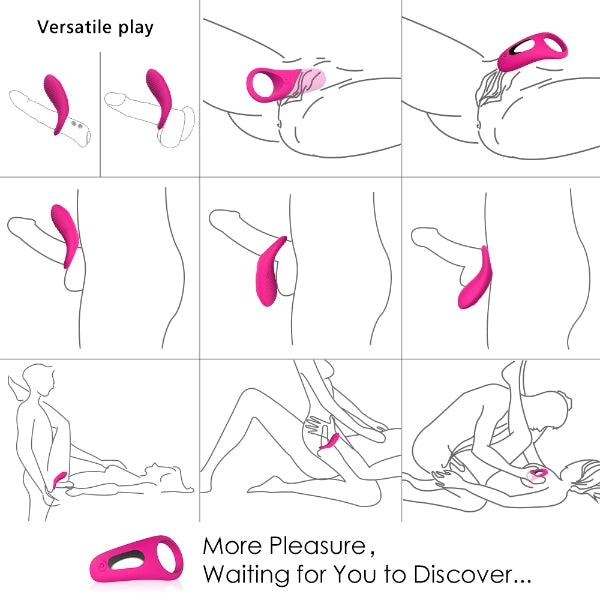 Full Silicone Vibrating Cock Ring
