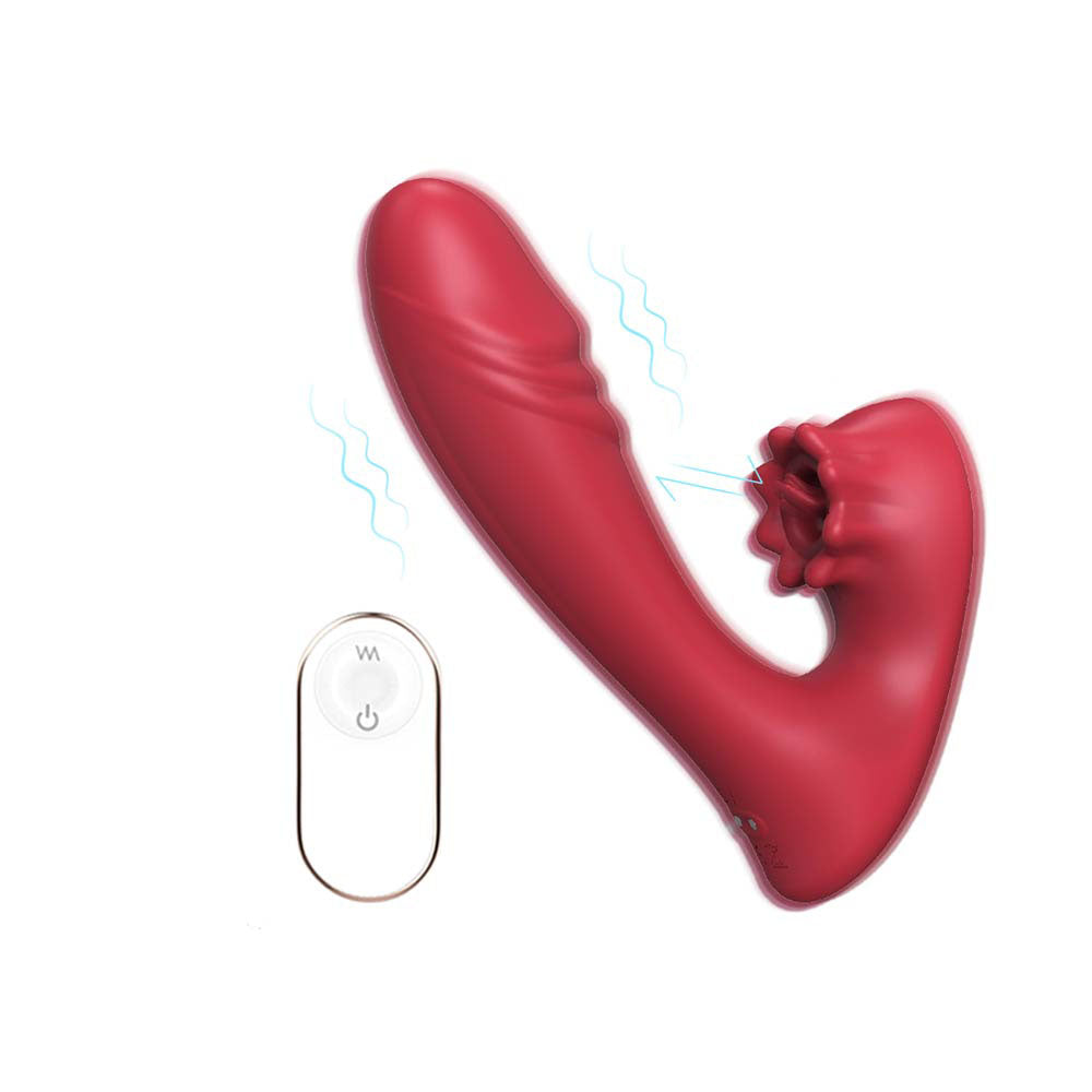 Yvon - Double Anal G Spot Lick Vagina Clitoris Vibrator