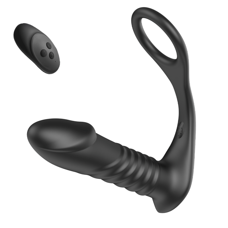 Silicone Remote Control Cock Ring Anal Plug Silicone Remote Control Cock Ring Anal Plug