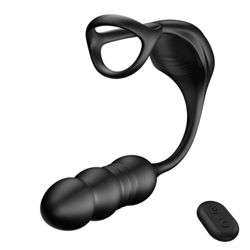 9 Thrusting & Vibrating Wearable Prostate Massager with Cock Ring