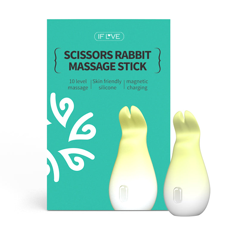 Scissors Rabbit Massager Stick