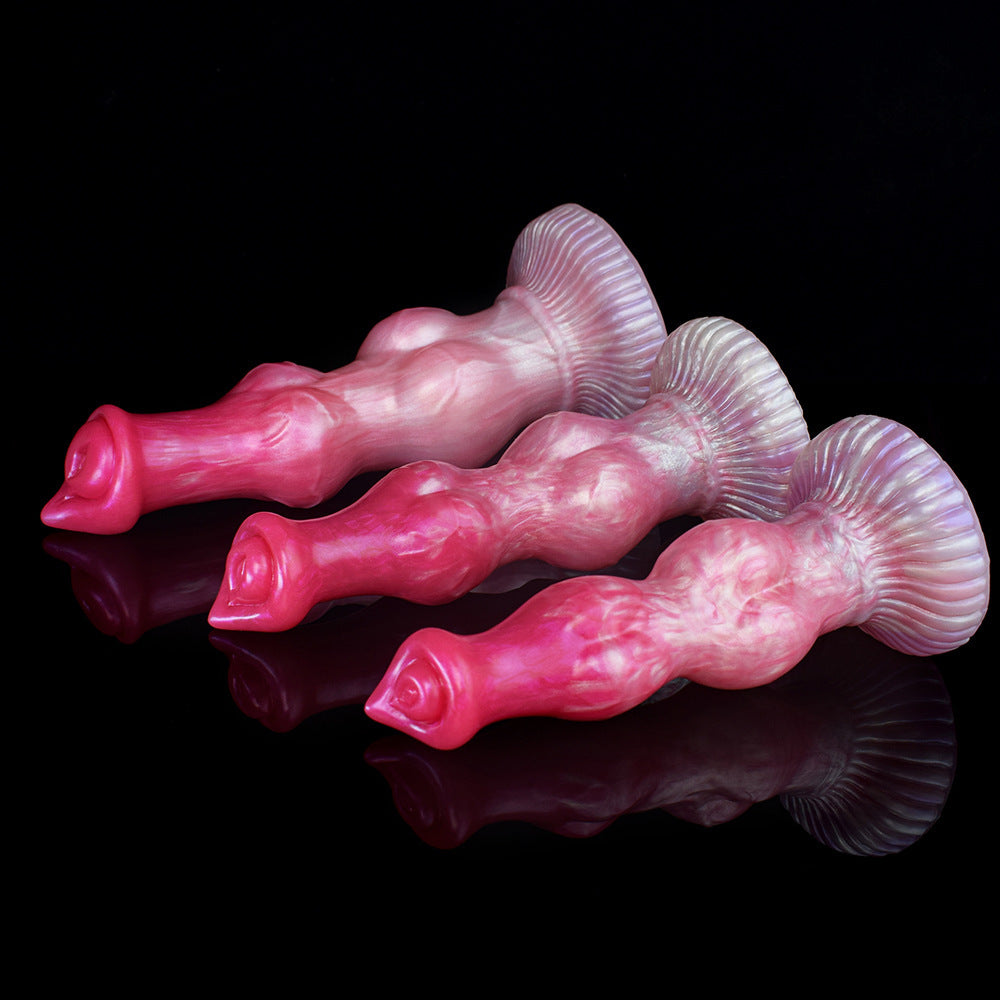 Colorful Silicone Alien Animal Wolf Dildo