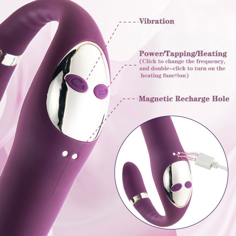 Carla - Heating Vibrator Clit Rubbing Massager