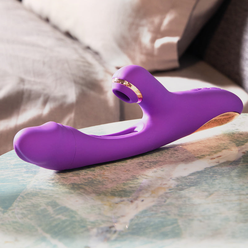 Sam Ⅳ - Vibrador con vibración de aleteo y succión del clítoris