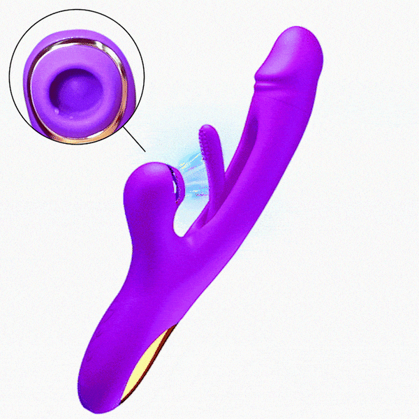 Sam Series - G Spot Vibrator with Flapping, Vibration & Clitoral Sucti Sam Series - G Spot Vibrator with Flapping, Vibration & Clitoral Sucti