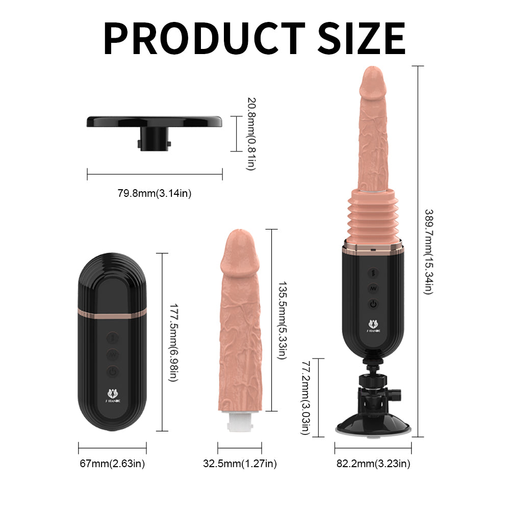 Cuth - G-Spot Massage Gun Female Sex Toy Thrusting Dildo