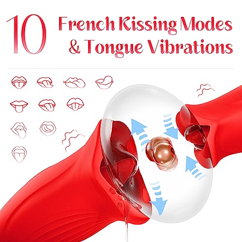 Babs III - G Spot Flapping Vibrator with Kissing Function & Vibrating Tongue