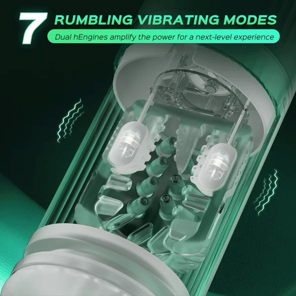 Automatic Vibrating Sucking Rotating & Thrusting Male Masturbator