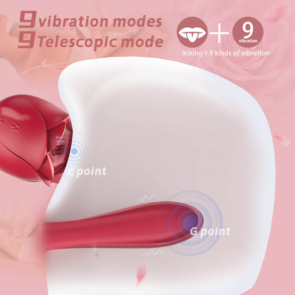 Polly - Rose Clitoral Sucking Vibrator G-Spot Stimulator