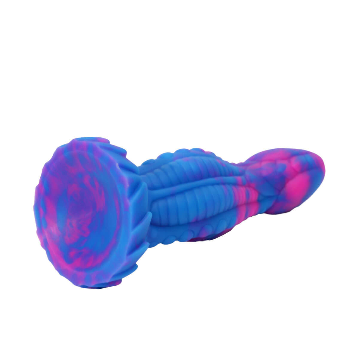 Dragon Shape Mixed Color Liquid Silicone Couple SM LGBTQ Sex Toy