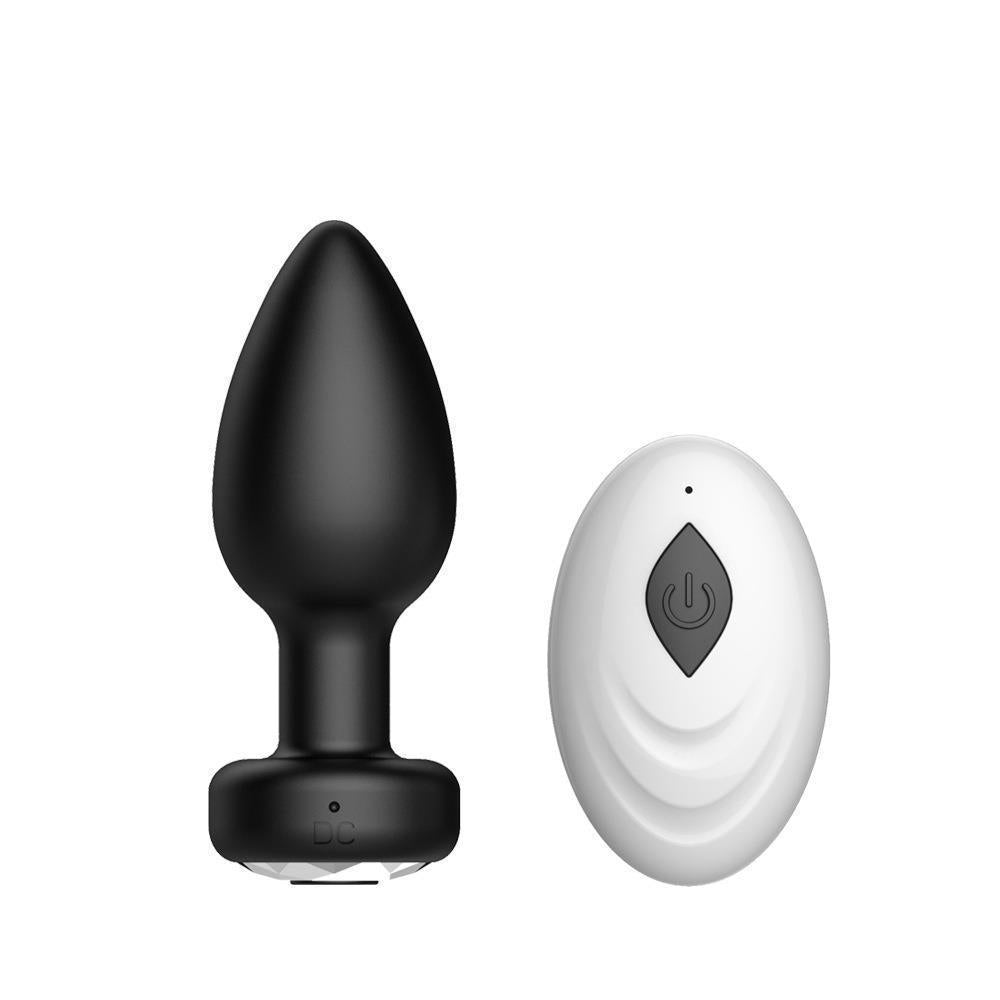 LGBTQ Wireless Remote Control Vibrating Masturbation Silicone Butt Plug