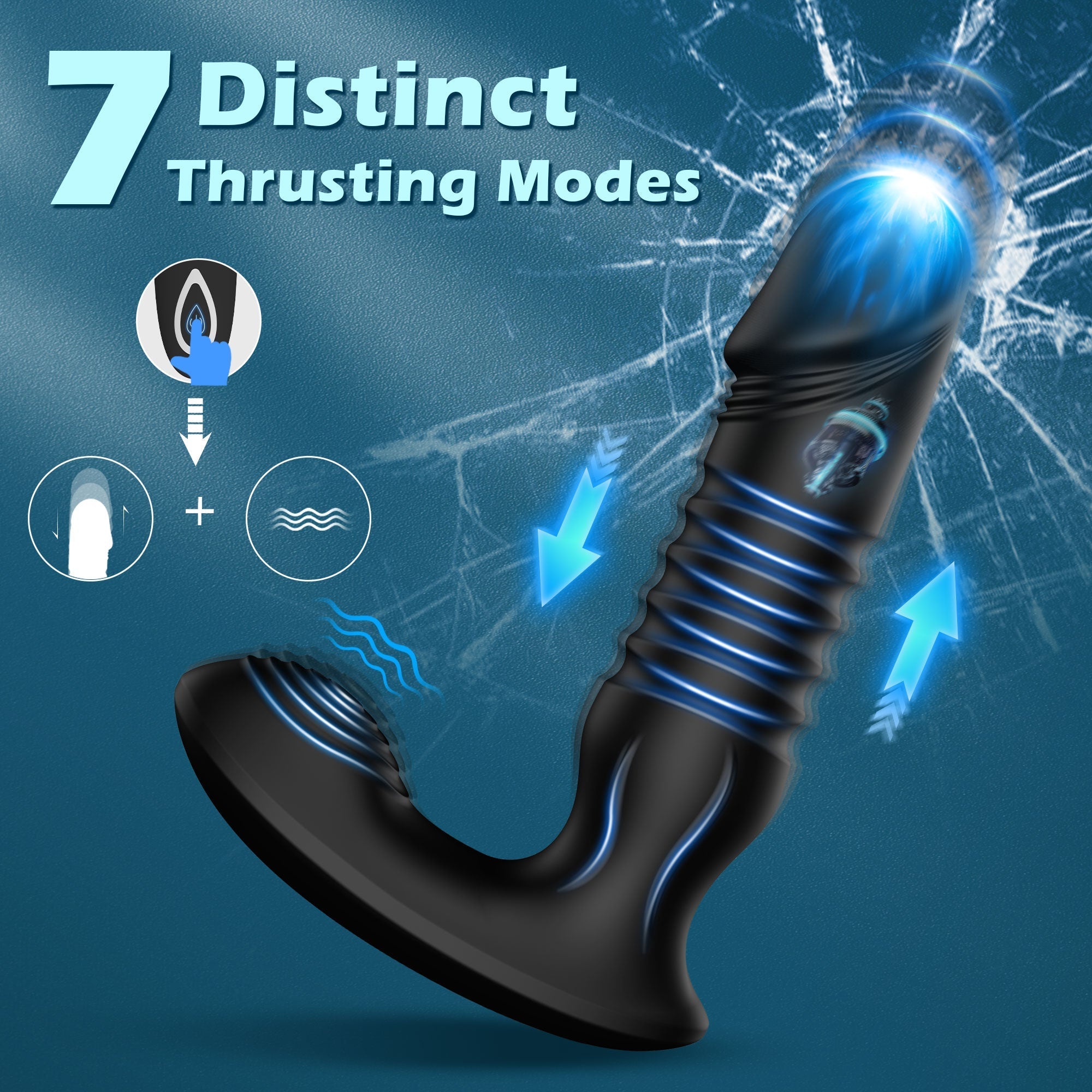 Thrusting Vibrating Prostate Massager
