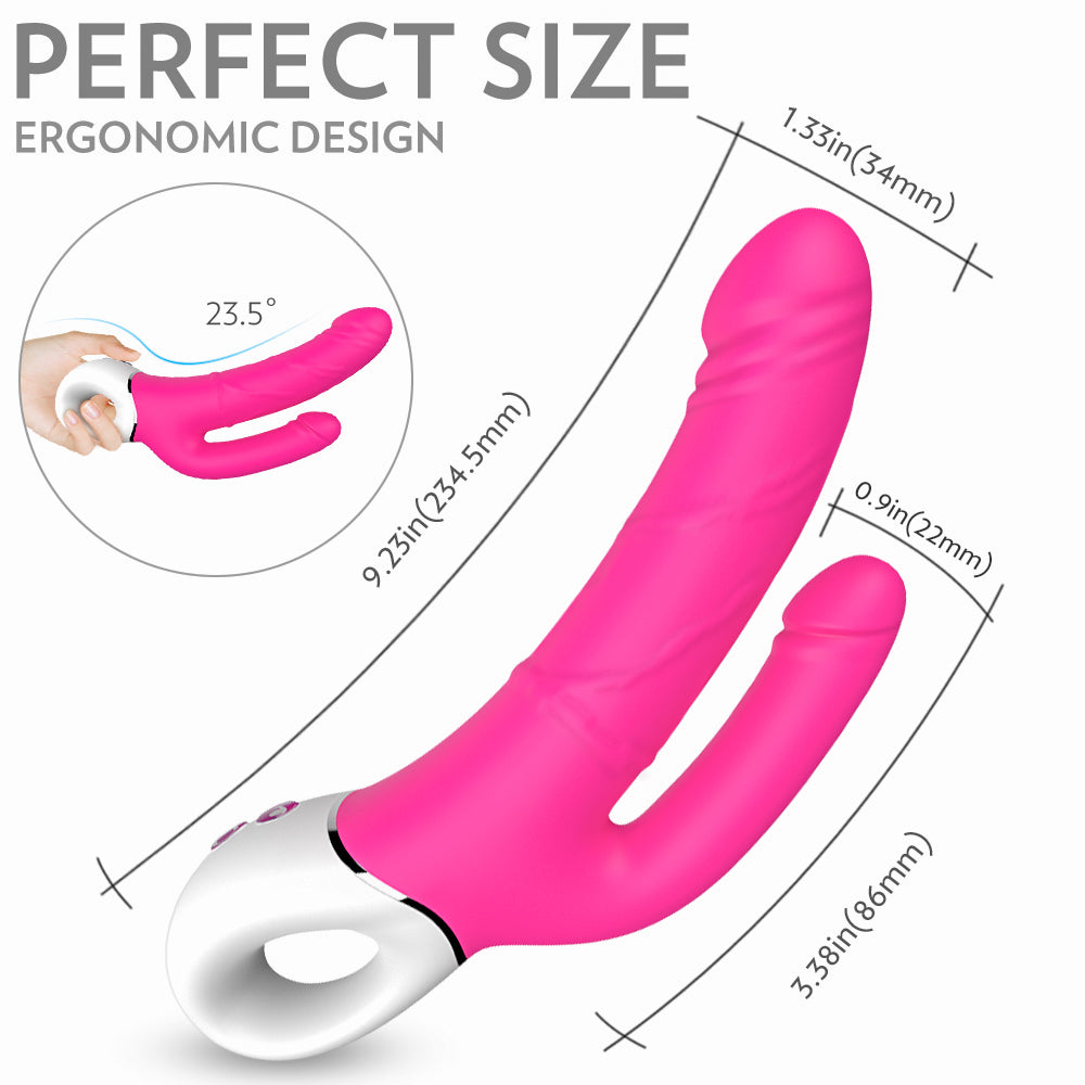 Pru - G Spot Anal Clitoris Stimulate Double-Headed Dildo