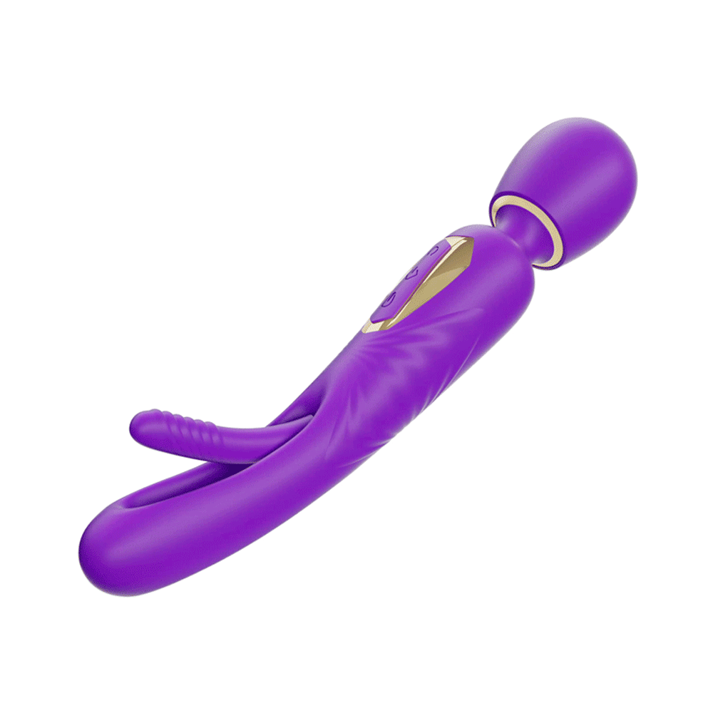 Vibrating Massage Wand & G-Spot Flapping Stimulator Vibrating Massage Wand & G-Spot Flapping Stimulator