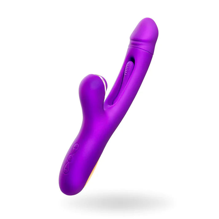 Sam Ⅳ - Vibrador con vibración de aleteo y succión del clítoris