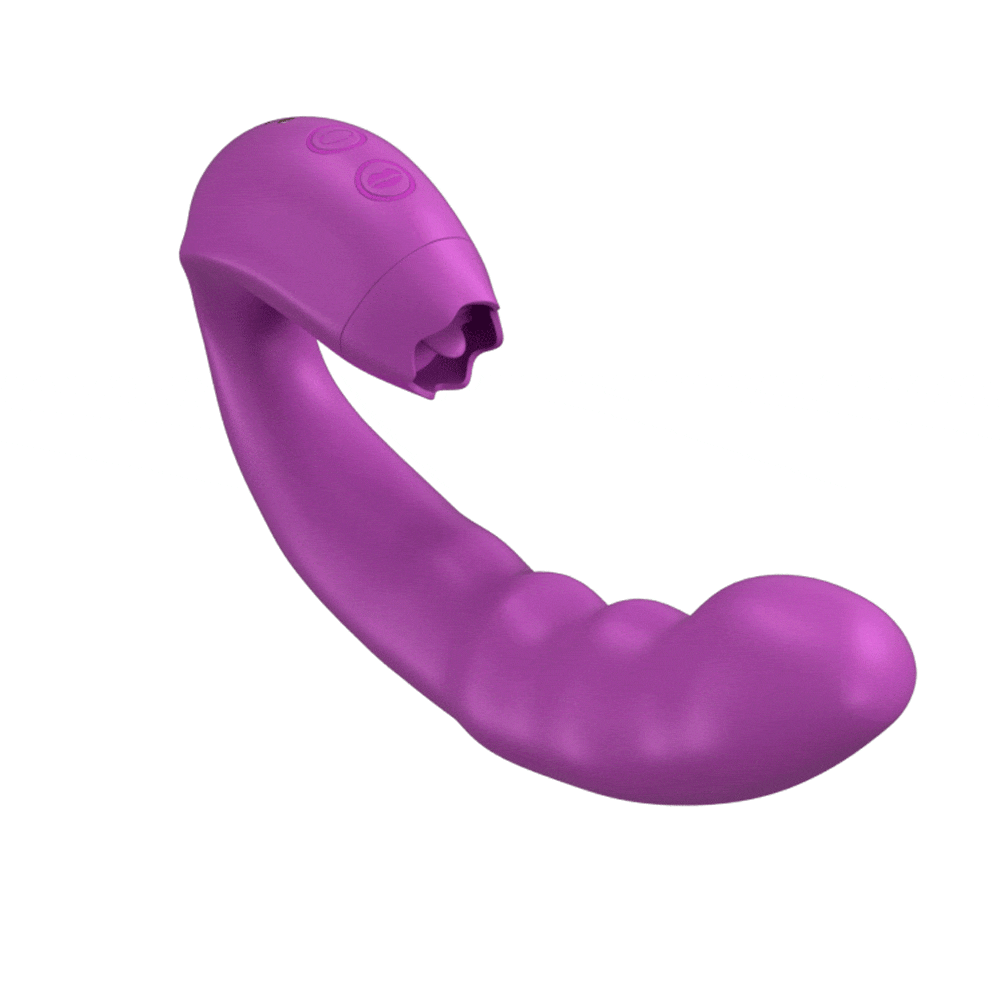 G Spot Rotating Vibrator With Licking Tongue - Vesp G Spot Rotating Vibrator With Licking Tongue - Vesp