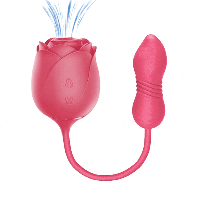 Prv - Klitora Suĉa Vibrilo Rozo Sekso Amo Puŝa Ovo